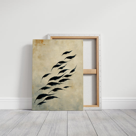 Birds Take Flight At Dawn