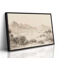 Mojave Solitude - Desert Mountain Landscape