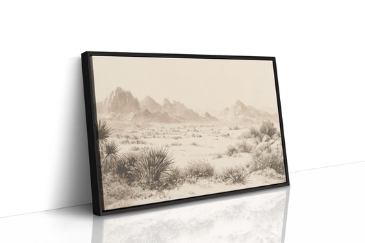 Mojave Solitude - Desert Mountain Landscape