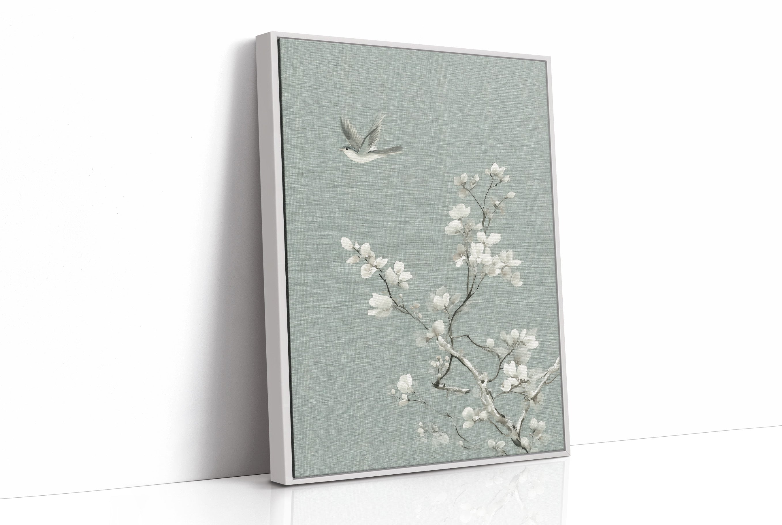 Soft Blossoms On Morning Linen