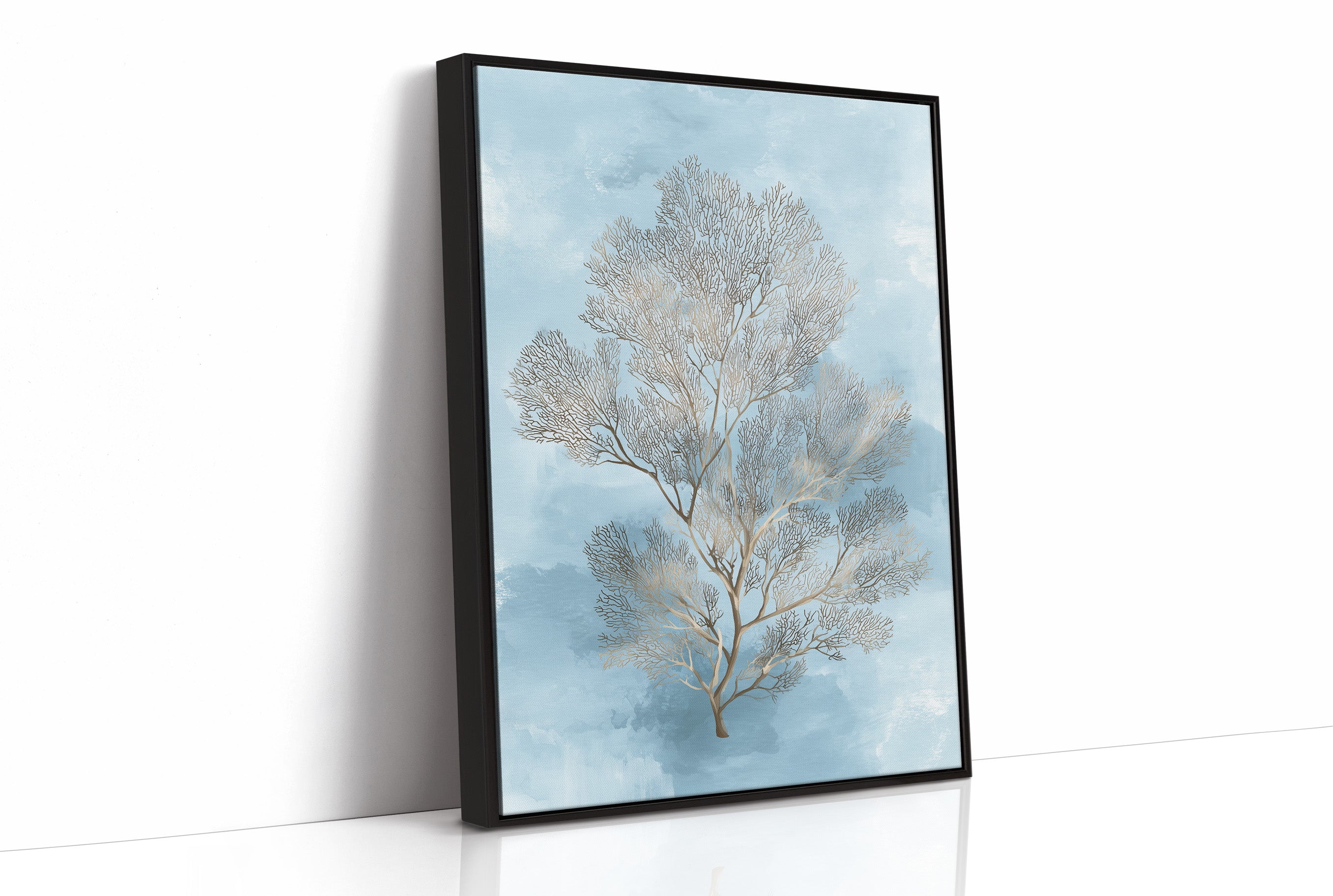 Coral Branches On Azure Tides