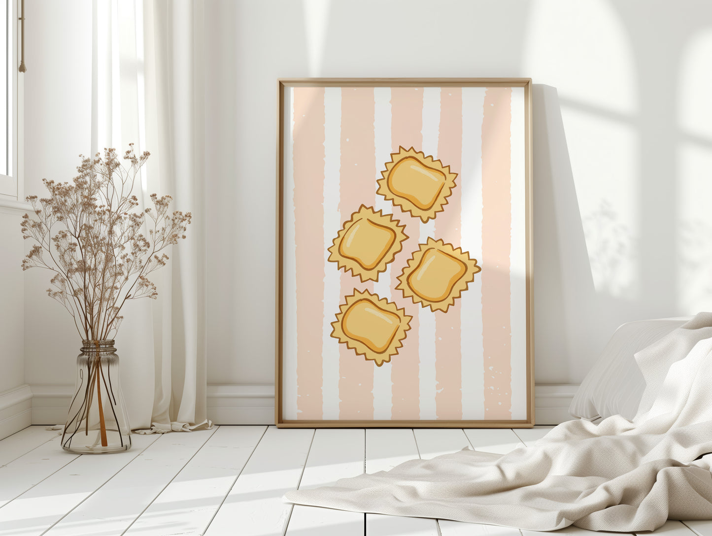 Ravioli Dances Through Blush Afternoon