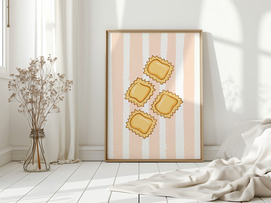 Ravioli Dances Through Blush Afternoon