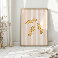 Pasta Dances Through Blush Stripes