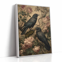 In Bloom With Midnight Feathers