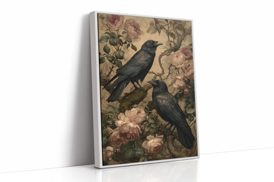 In Bloom With Midnight Feathers