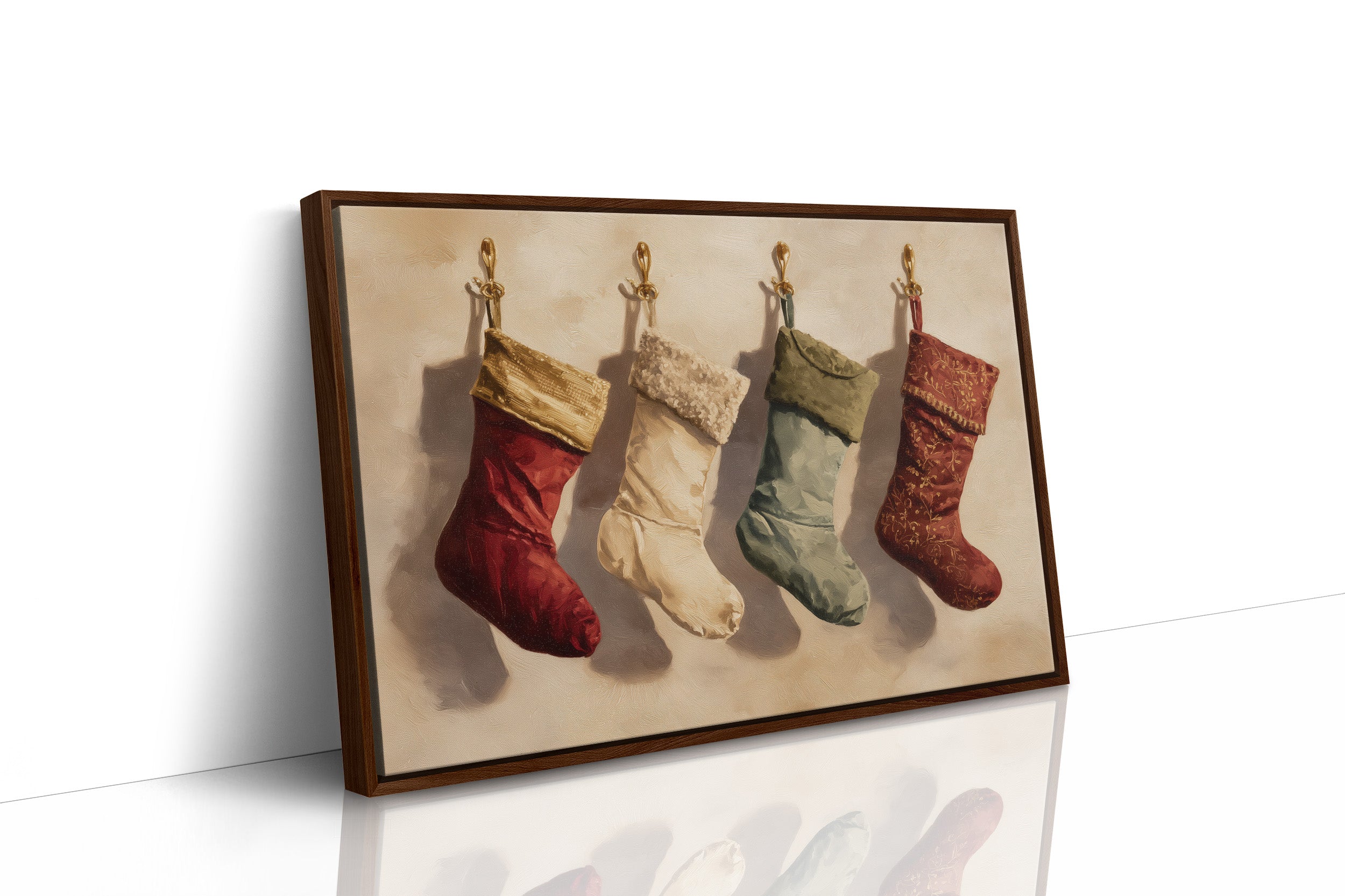 Stockings Frame December's Gentle Light