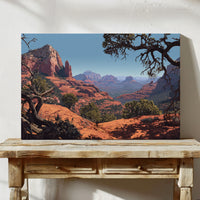 Twisted Juniper Frames Desert Peaks