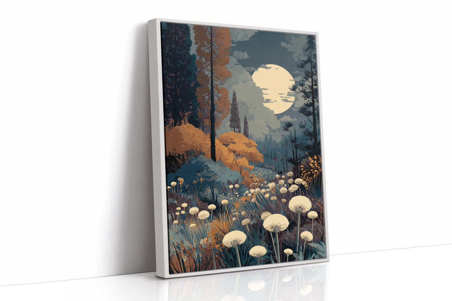 Moonlit Meadow's Gentle Embrace