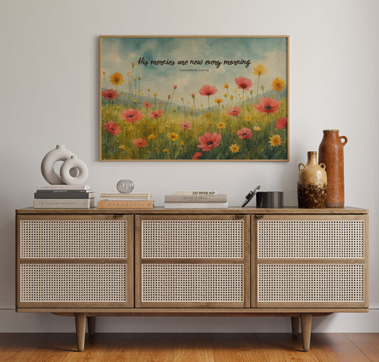 New Every Morning Wildflower Sunrise