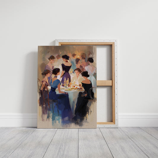 Candlelight Conversations In Evening Gowns