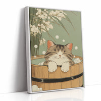 Kitten's Bamboo Bath Sanctuary Dreams