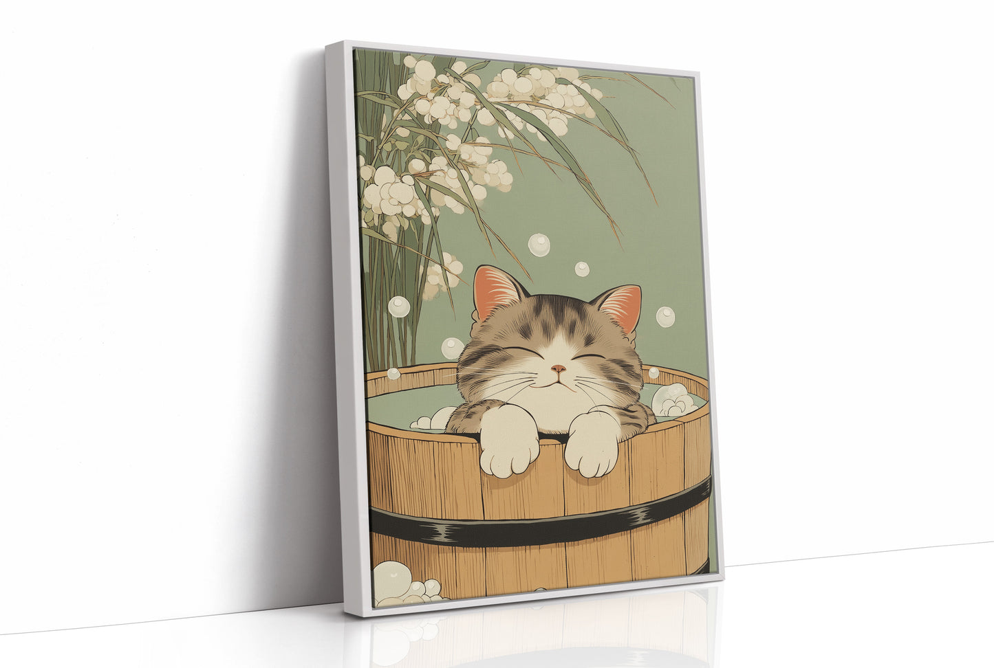 Kitten's Bamboo Bath Sanctuary Dreams