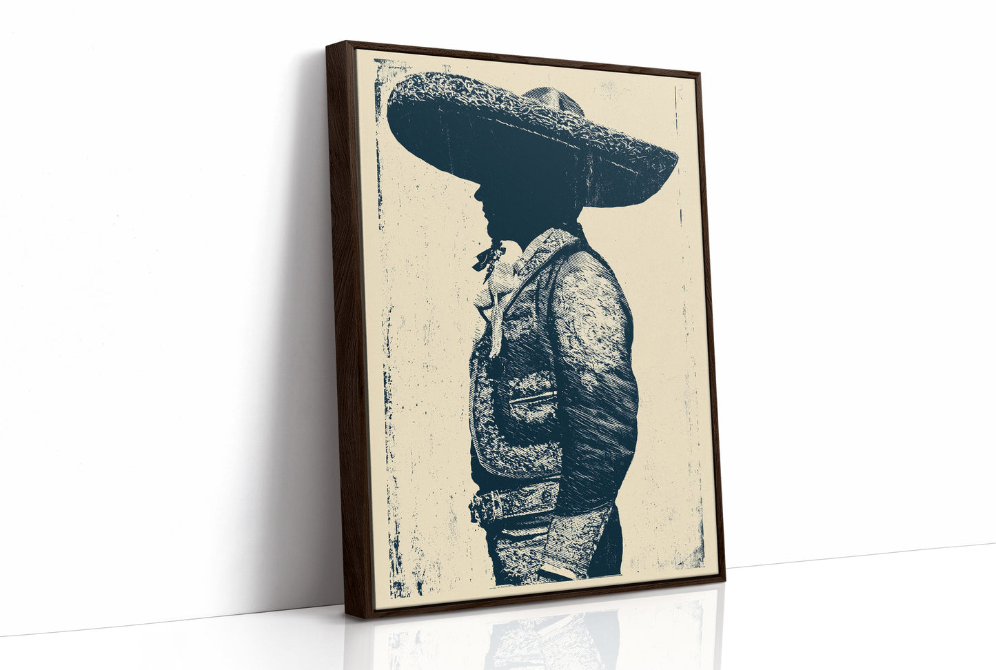 Vaquero in Profile: A Western Silhouette