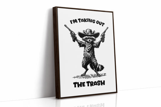 Im Taking Out the Trash Raccoon