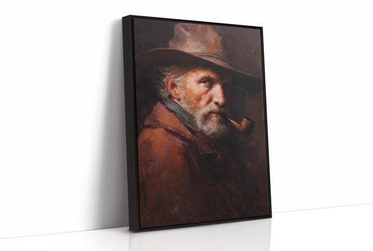 Wisdom Smokes From Wooden Frame