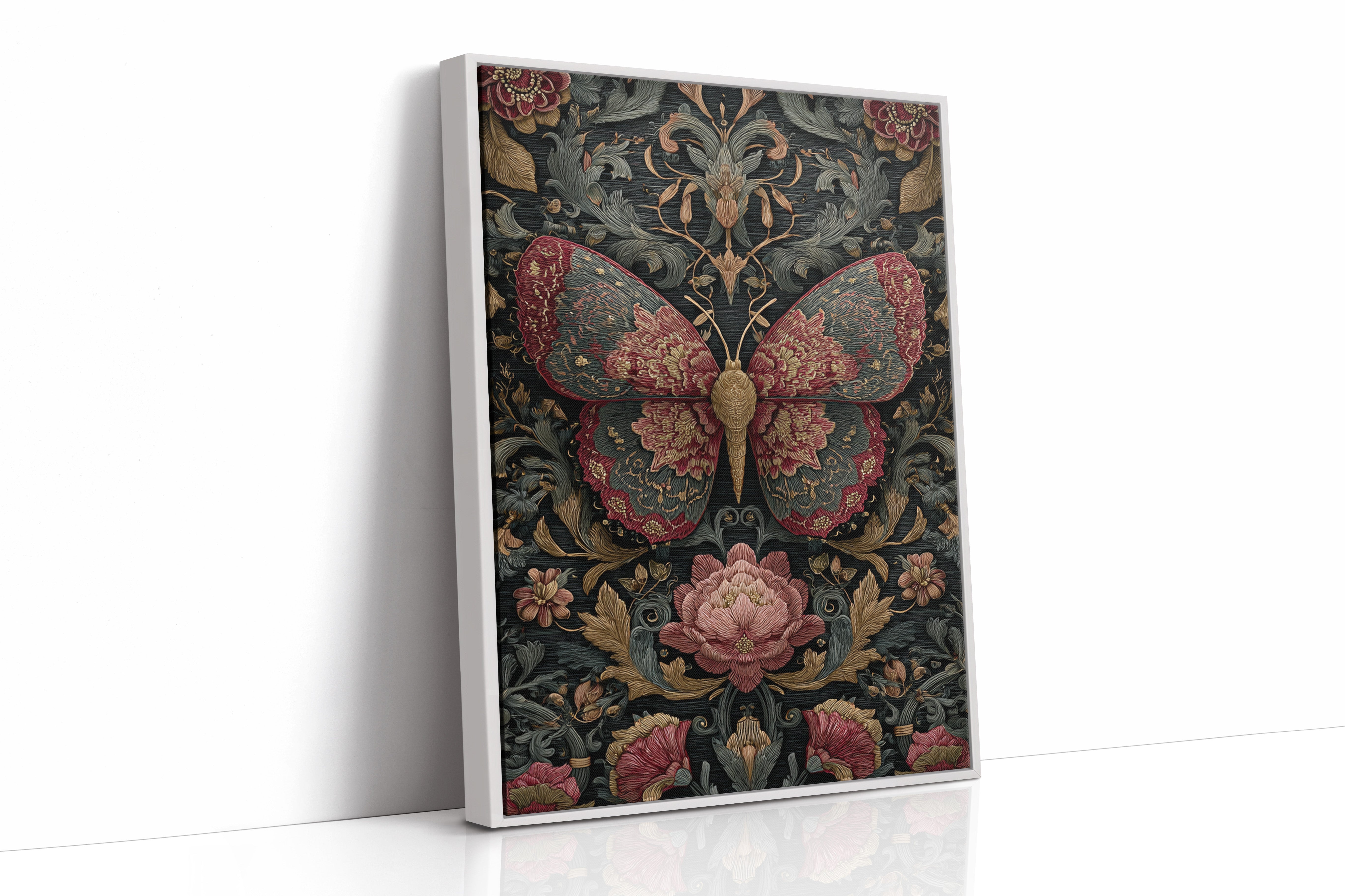 Butterfly Dance Among Blossoms
