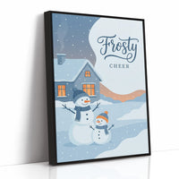 Frosty Cheer: Snow Family Portrait