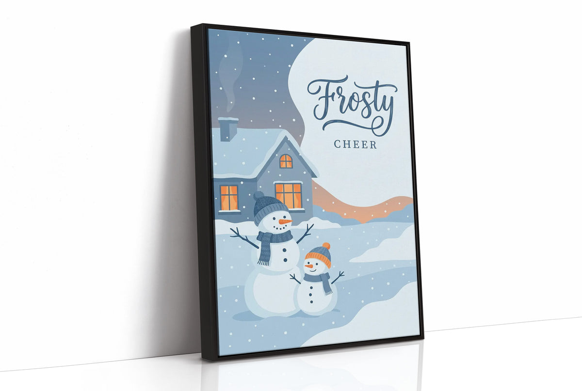 Frosty Cheer: Snow Family Portrait