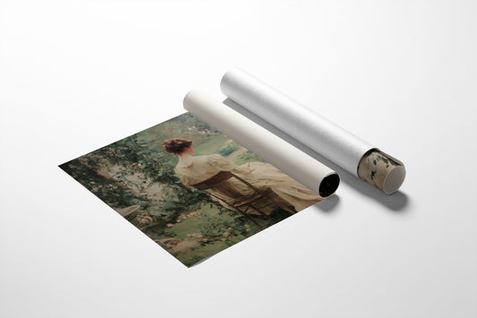 Garden Portrait Among Literary Worlds