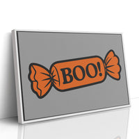 Boo Wrapped Candy Illustration