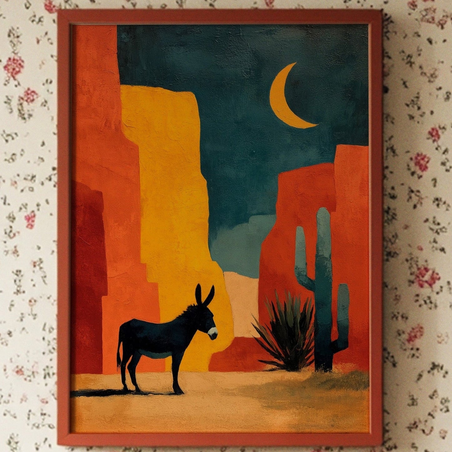 Desert Moon Finds Silent Companions