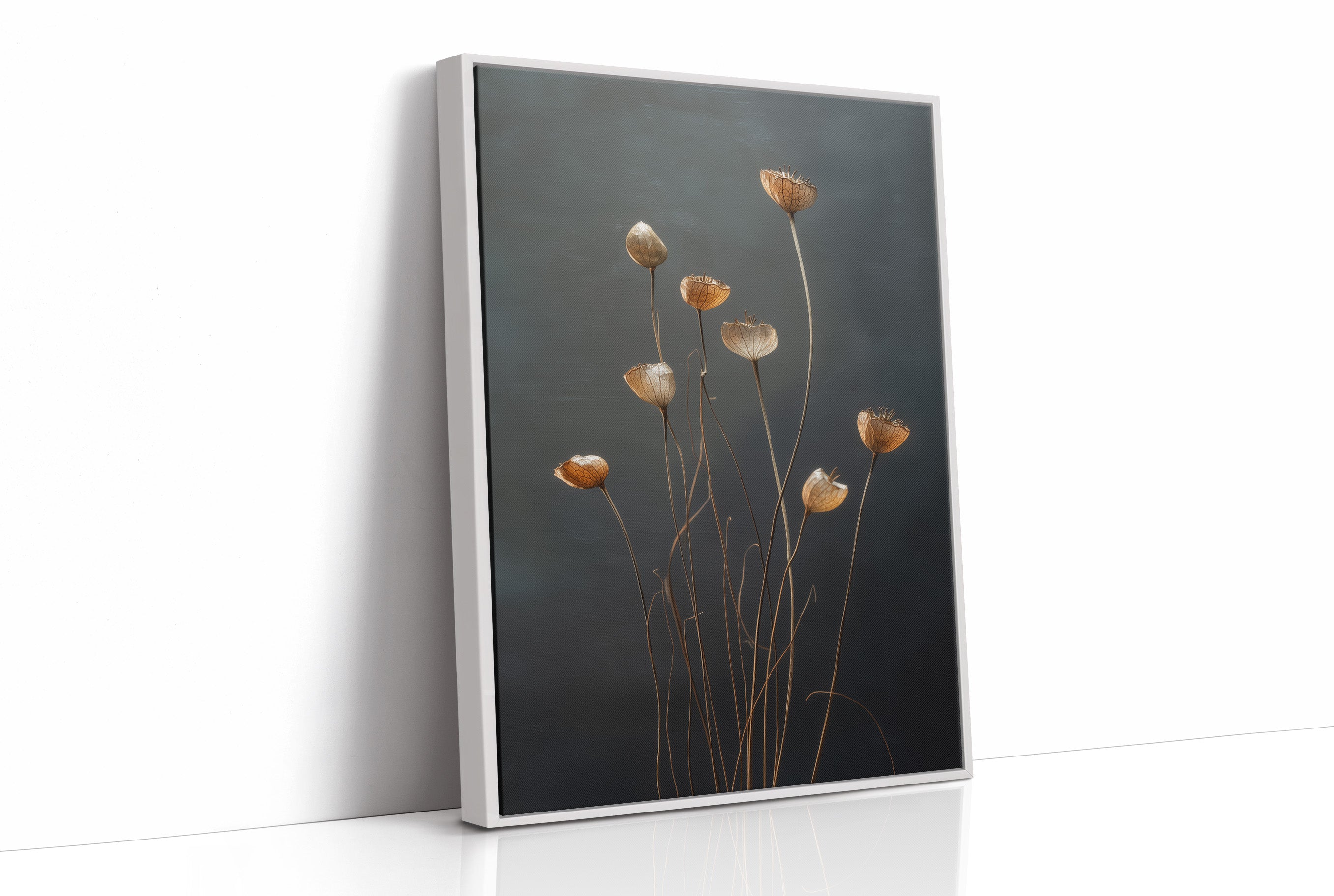 Dried Poppies Above Evening Spirits