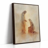 Sacred Moment In Golden Light