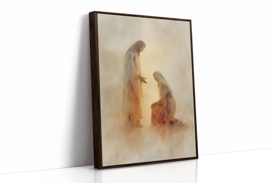 Sacred Moment In Golden Light