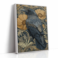 A Raven Among Golden Blooms
