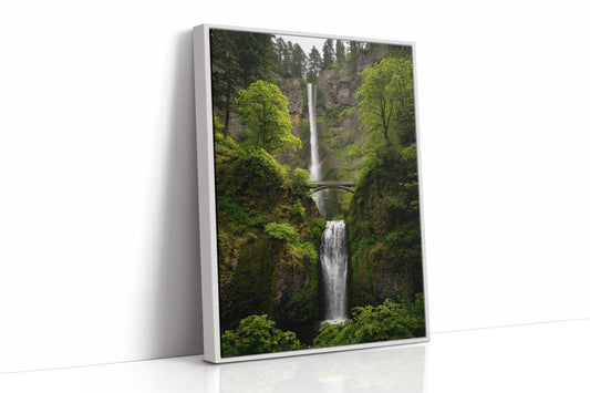 Majestic Waterfall Amidst Lush Greenery