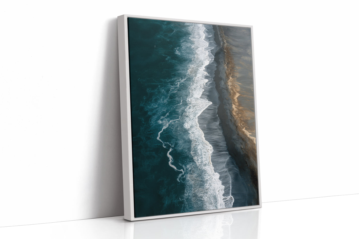 Tides Embrace the Shoreline's Whisper