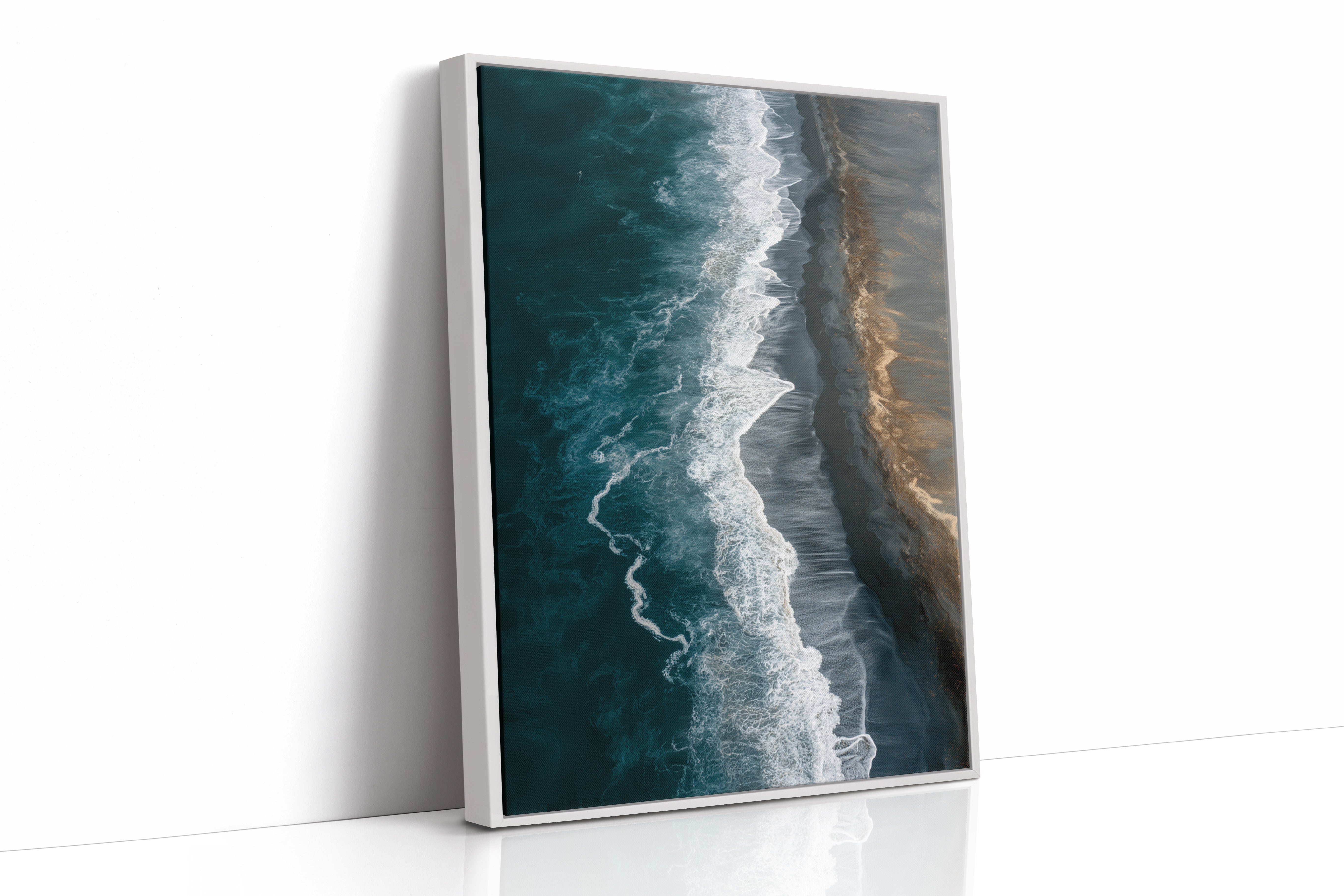 Tides Embrace the Shoreline's Whisper
