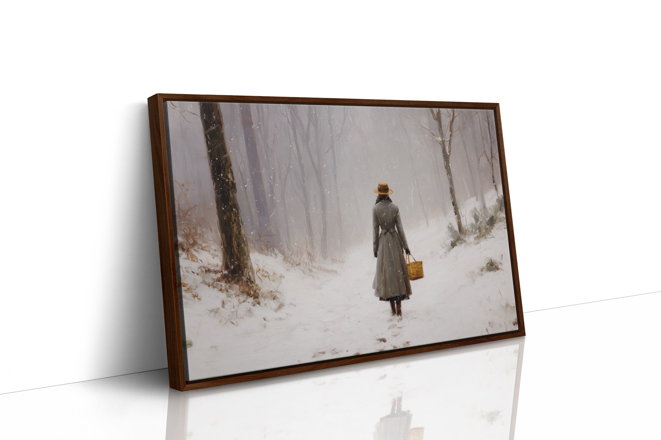 Winter Path Leads To Mystery