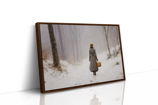 Winter Path Leads To Mystery