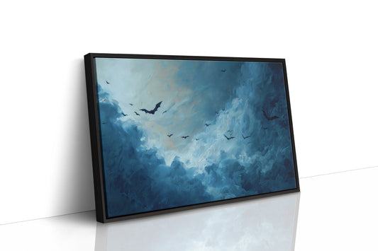 Birds Dance Through Storm Clouds