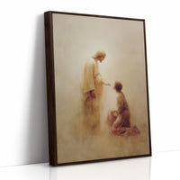 Sacred Moment On Wooden Table