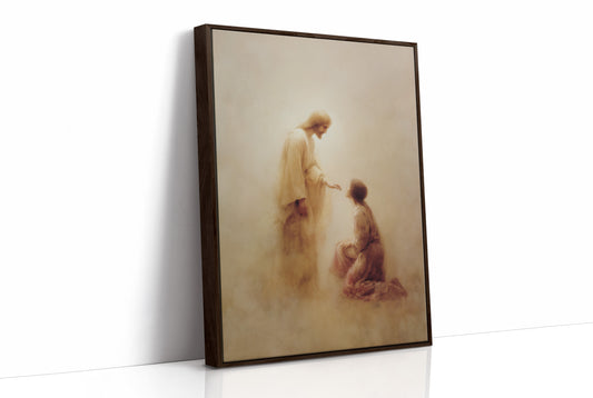 Sacred Moment On Wooden Table