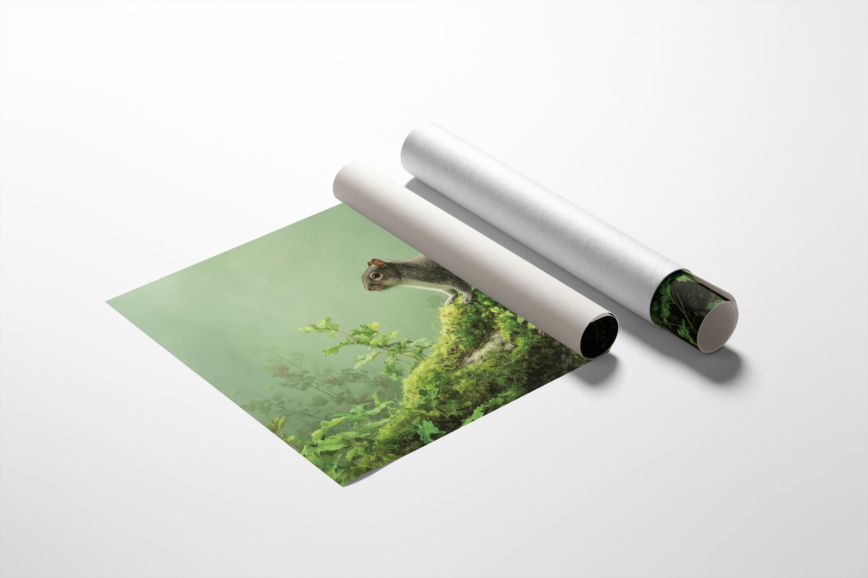 Woodland Sentinel Among Literary Treasures