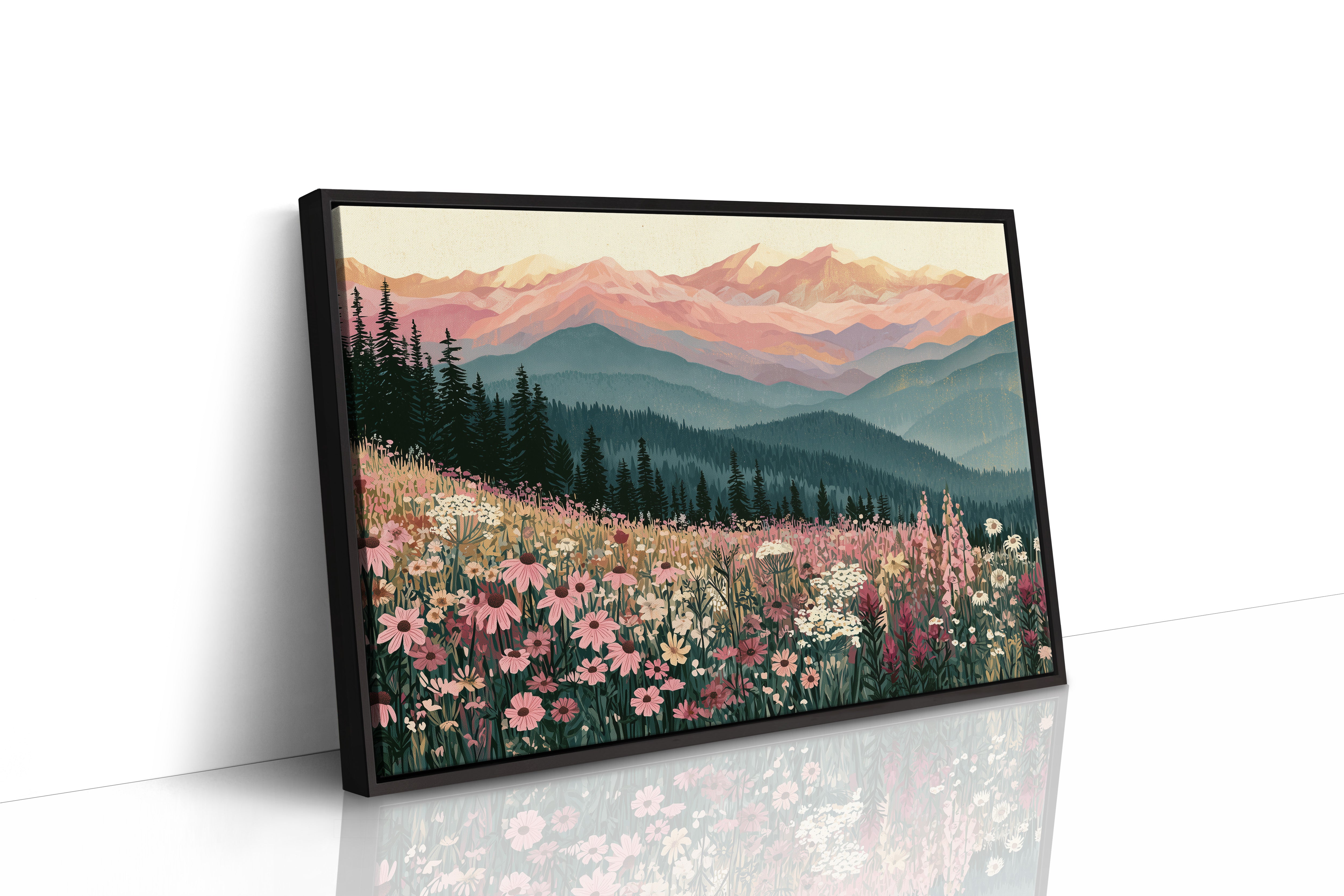 Coneflower Meadow Sunset