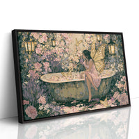 Fairy in the Rose Bath Garden