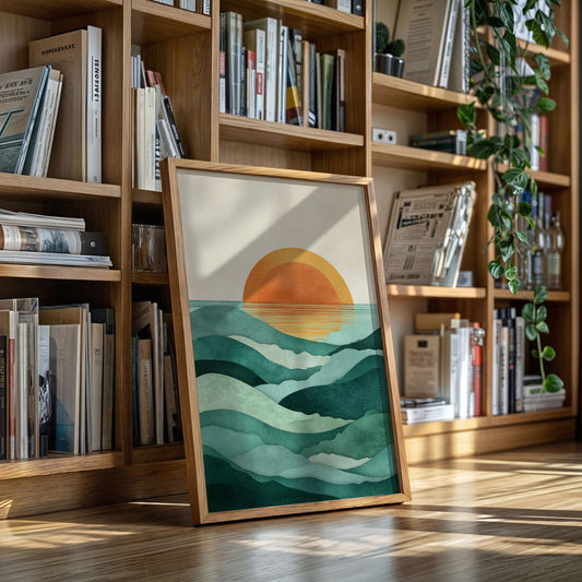 When Waves Embrace the Horizon
