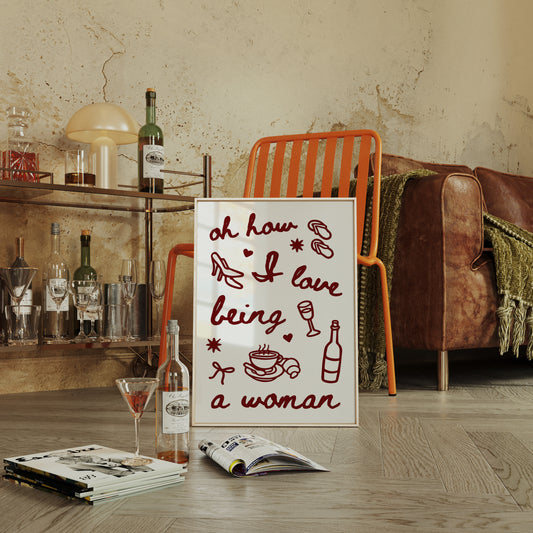 Sweet Moments In Burgundy Lines