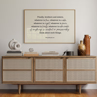 Think on These Things Philippians 4:8 Print