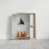 Three Pears Under Industrial Light