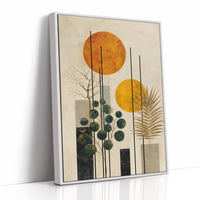 Twin Suns Dance With Palm Shadows