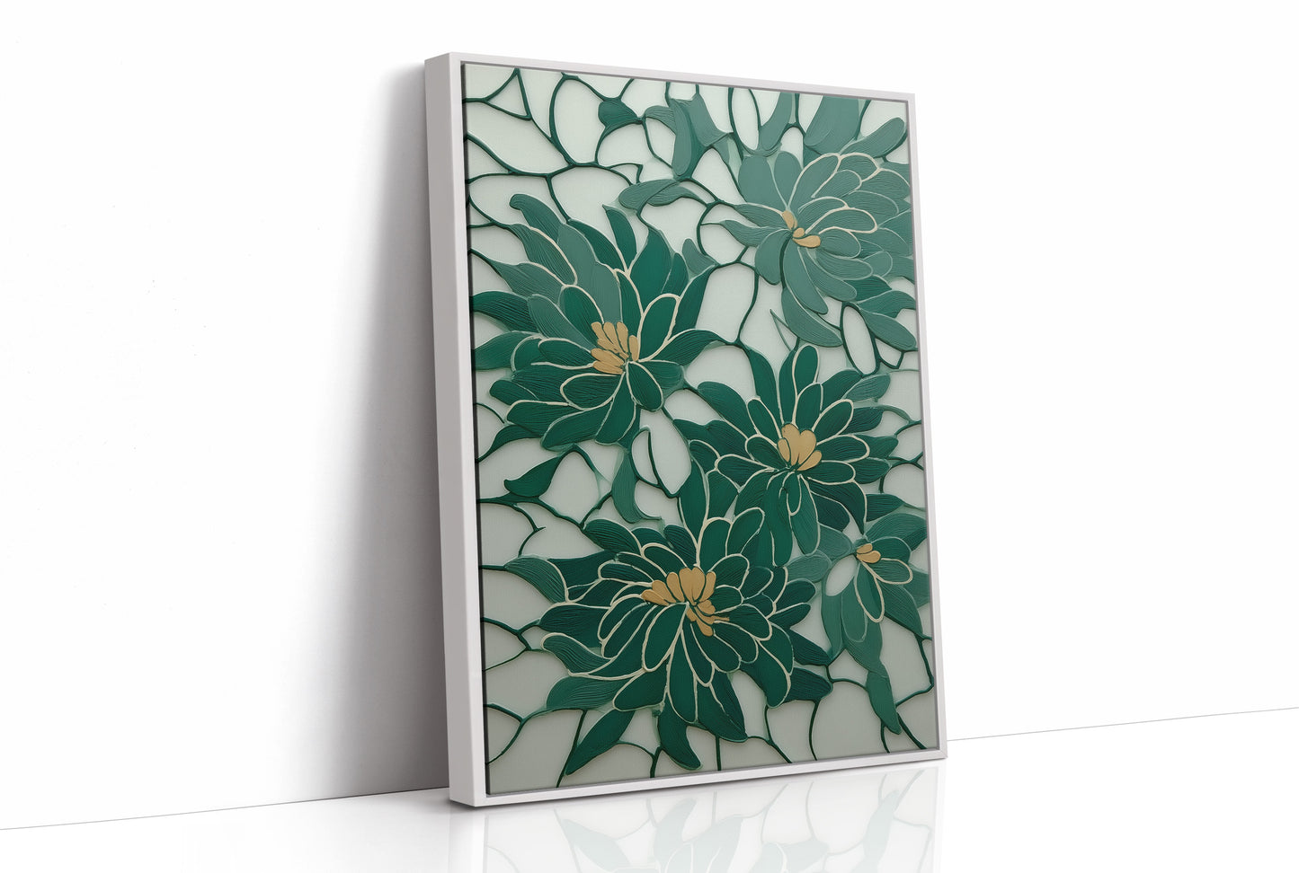 Jade Petals Dance In Morning Light