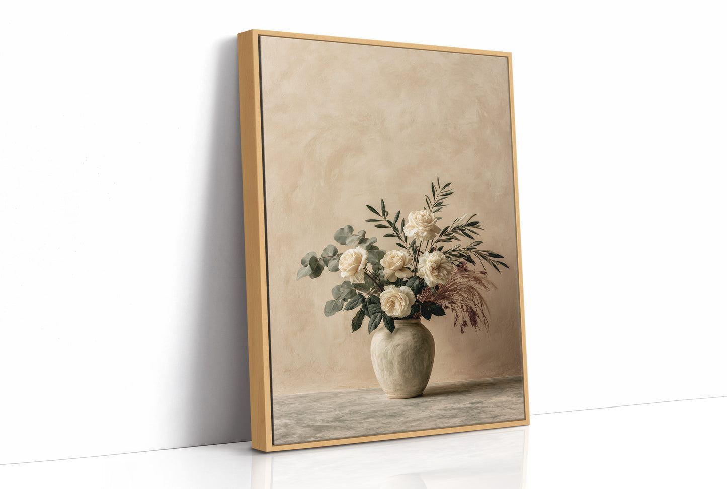 Ivory Roses, Upright & Serene
