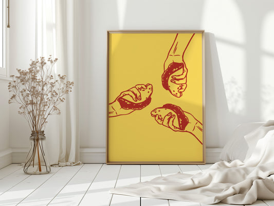 Croissants Dance In Morning Light