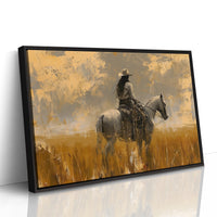Rider in the Gold Field